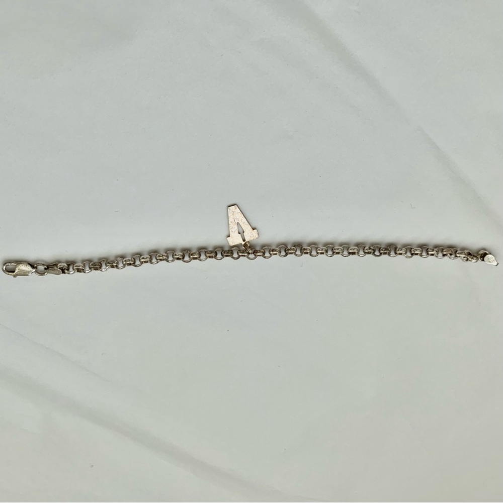STERLING SILVER VINTAGE VANDERBILT UNIVERSITY CHARM BRACELET MADE IN ITALY NIB - Picture 6 of 11